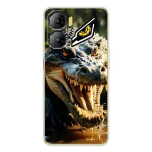 Чехол с картинкой «Хищники» для ZTE Nubia Neo 3 (Опасный крокодил)