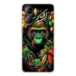 Чехол с Обезьянами ZTE Nubia Neo 3 - (AlphaPrint) (Обезьяна в тропиках)