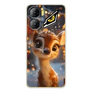 Яскравий чохол для ZTE Nubia Neo 3 з Зимові Оленята