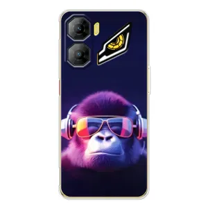 Чехол с Обезьянами ZTE Nubia Neo 3 - (AlphaPrint) (Стильная обезьяна)