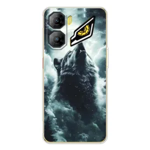 Чехол с картинкой «Хищники» для ZTE Nubia Neo 3 (Волк в облаках)