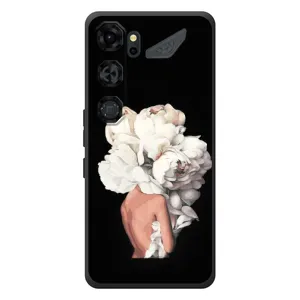 Чехлы (ART) Цветы на ZTE Nubia Neo 5 GT 5G (VPrint) (Белые цветы)