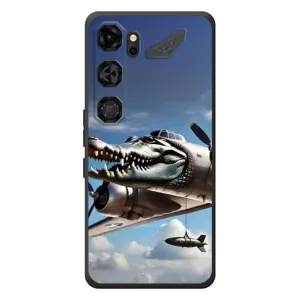 Чехол с мемом Тралалело тралала на ZTE Nubia Neo 5 GT 5G (Бомбардиро крокодило)