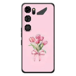 Чехол с розовым рисунком для ZTE Nubia Neo 5 GT 5G (Букет цветов)