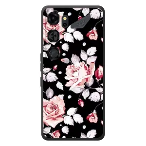 Чехлы с Цветами для ZTE Nubia Neo 5 GT 5G (VPrint) (Цветочки на черном)