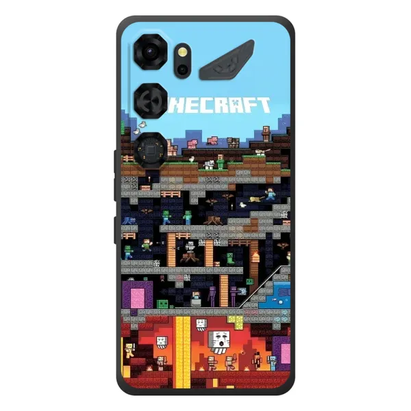 Чехол с принтом «фон Minecraft» для ZTE Nubia Neo 5 GT 5G