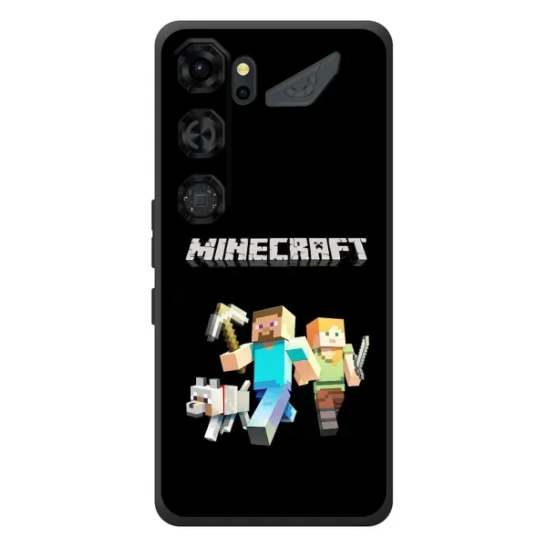 Чехол с принтом «герои Minecraft» для ZTE Nubia Neo 5 GT 5G