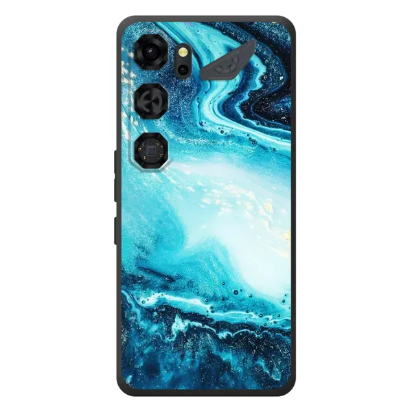 Чехол с принтом «Голубой мрамор» для ZTE Nubia Neo 5 GT 5G