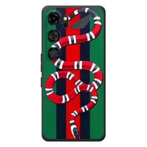Чехлы ГУЧЧИ для ЗТЕ Нубиа Нео 5 ГТ 5Г (AlphaPrint) (Gucci змия)