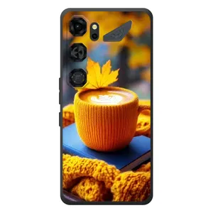 Чехол с уникальным дизайном «Осень с кофе» для ZTE Nubia Neo 5 GT 5G (Кофе на желтом пледе)