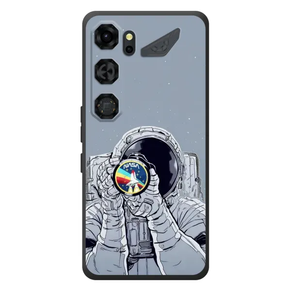 Чехол с принтом «Космонавт фото» для ZTE Nubia Neo 5 GT 5G