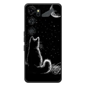 Чехол с принтом для ZTE Nubia Neo 5 GT 5G (AlphaPrint) Модные коты