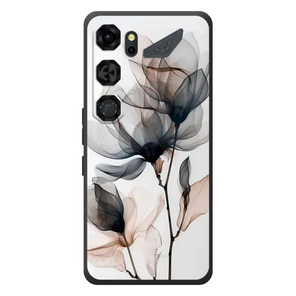 Чехол с принтом «Цветы на белом» для ZTE Nubia Neo 5 GT 5G