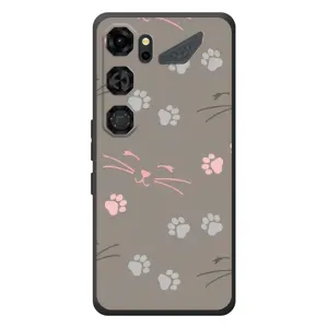 Чехол с рисунком кот на ZTE Nubia Neo 5 GT 5G (Лапы и усы)
