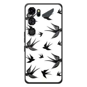 Чехол с птицами на ZTE Nubia Neo 5 GT 5G (VPrint) (Ласточки)