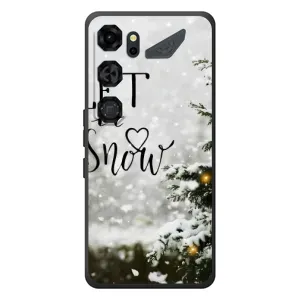 Новогодние, Праздничные Чехлы для ZTE Nubia Neo 5 GT 5G - 2024 год (Let it snow)