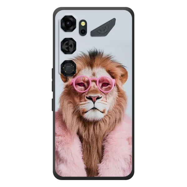 Чехол с принтом «Лев в очках» для ZTE Nubia Neo 5 GT 5G