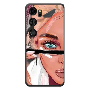 Чехол с печатью для ZTE Nubia Neo 5 GT 5G - (Мода) (AlphaPrint) (Макияж)