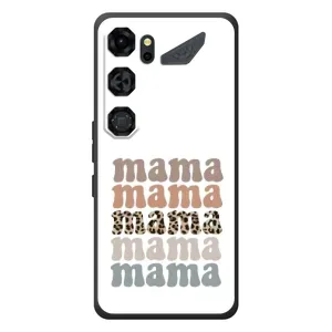 Чехлы для мамы на ZTE Nubia Neo 5 GT 5G (Текстовый коллаж мама)