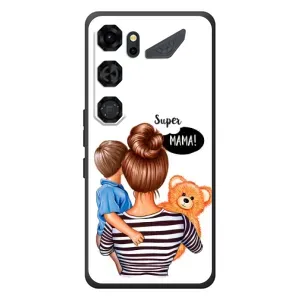 Чехол с печатью для ZTE Nubia Neo 5 GT 5G - (Мама с ребенком) (AlphaPrint) (Мама с сыном)