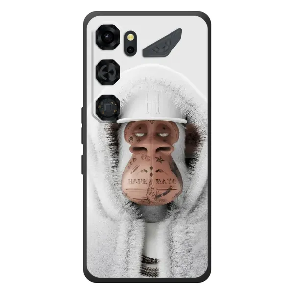 Чехол с принтом «обезьяна NFT в тату» для ZTE Nubia Neo 5 GT 5G