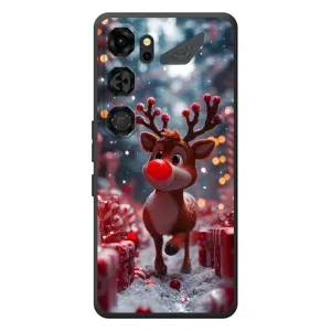 Яркий чехол для ZTE Nubia Neo 5 GT 5G с Зимними Оленятами (Олень среди подарков)