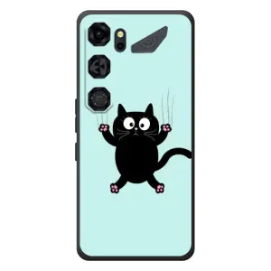 Чехол с принтом для ZTE Nubia Neo 5 GT 5G (AlphaPrint) Модные коты (Падающий кот)