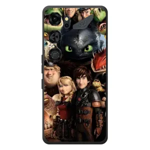 Чехол как приручить дракона на ZTE Nubia Neo 5 GT 5G (Персонажи дракона)