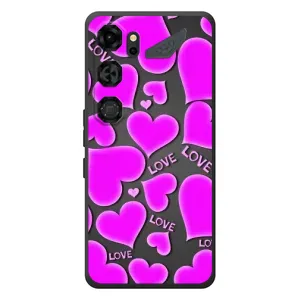 Чехлы для любимой на ЗТЕ Нубиа Нео 5 ГТ 5Г (VPrint) (Pink hearts)
