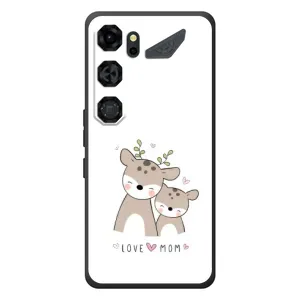 Чехлы для мамы на ZTE Nubia Neo 5 GT 5G (Оленята мама и малыш)