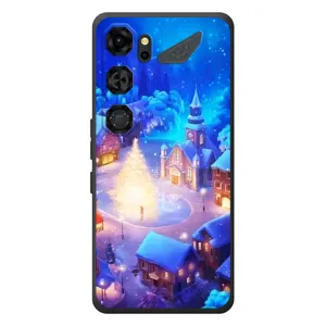 Рождественские Чехлы для ZTE Nubia Neo 5 GT 5G (VPrint) (Рождественский город)