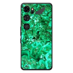 Мраморный чехол на ZTE Nubia Neo 5 GT 5G (VPrint) (Салатный Мрамор)