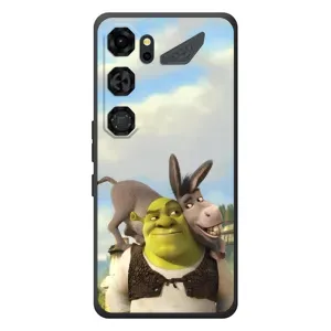 Чехол с мультфильмом Шрек на ZTE Nubia Neo 5 GT 5G (Шрек и Осел)