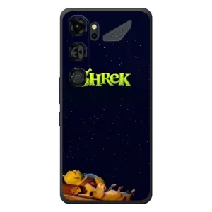 Чехол с мультфильмом Шрек на ZTE Nubia Neo 5 GT 5G (Отдыхающий Шрек)