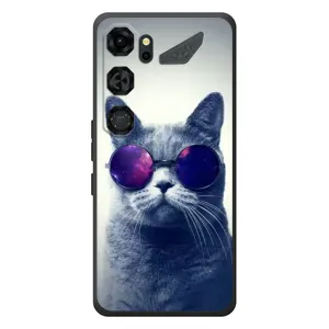 Чехол с принтом для ZTE Nubia Neo 5 GT 5G (AlphaPrint) Модные коты (Стильный кот)