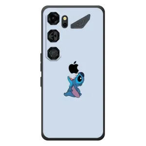 Чехол с принтом Стич на ZTE Nubia Neo 5 GT 5G (Stitch apple)