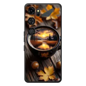 Чехол с уникальным дизайном «Осень с кофе» для ZTE Nubia Neo 5 GT 5G (Темный кофе)