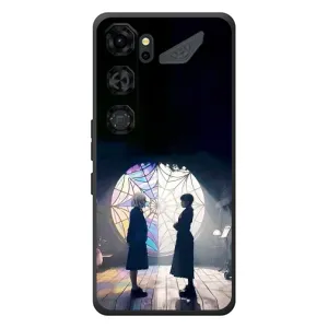 Чехлы Венсдей на ZTE Nubia Neo 5 GT 5G Уэнсдей (AlphaPrint) (Уэнздей и Инид)
