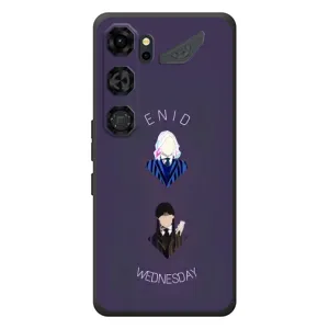 Чехлы Венсдей на ZTE Nubia Neo 5 GT 5G Уэнсдей (AlphaPrint) (Уэнздей и подруга)