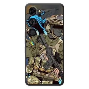 Чехлы с картинкой ЗСУ для ZTE Nubia Neo 5 GT 5G (AlphaPrint) (Воин ВСУ)