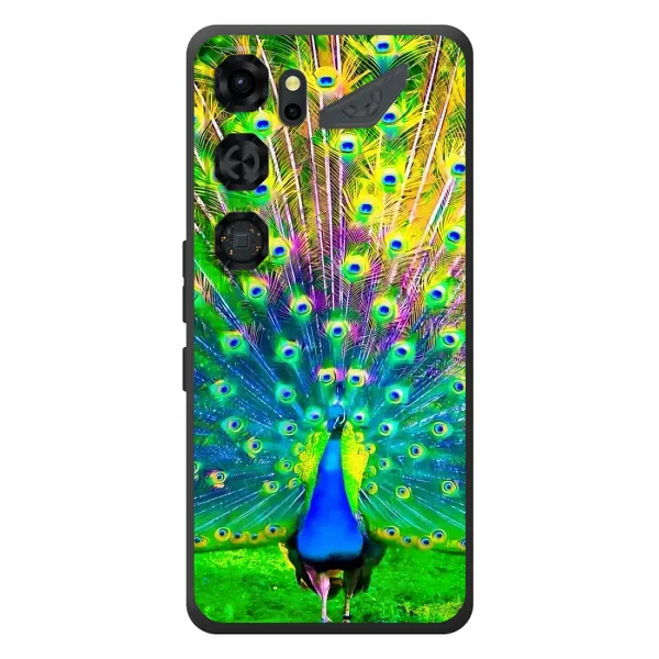 Чехол с принтом «Яркий Павлин» для ZTE Nubia Neo 5 GT 5G