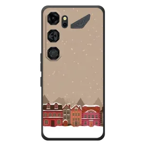 Новогодние, Праздничные Чехлы для ZTE Nubia Neo 5 GT 5G - 2024 год (Зимний город)