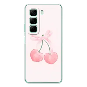 Чехол с розовым рисунком для ZTE Nubia Neo 5 GT (Розовые вишни)