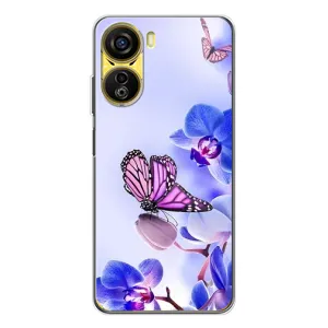 Чехлы с Цветами для ZTE Nubia Neo 5G (VPrint) (Бабочка на цветочке)