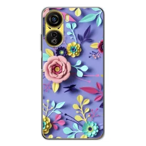 Чехлы с Цветами для ZTE Nubia Neo 5G (VPrint) (Цветочный дизайн)