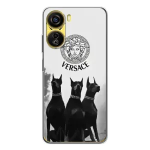 Чехлы VERSACE для Нубиа Нео 5Джи (PREMIUMPrint) (Доберман Версаче)