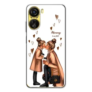 Чохол з друком для ZTE Nubia Neo 5G - (Мама з дитинкою) (AlphaPrint) (Донька і мама)