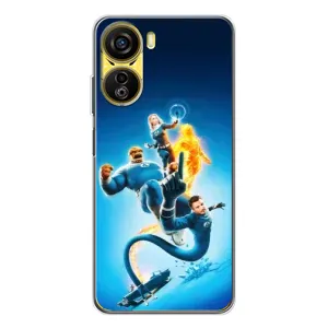 Чехол с принтом Фантастическая четверка для ZTE Nubia Neo 5G (Герои Фантастическая Четверка)
