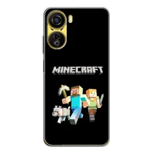 Чохол Майнкрафт на ZTE Nubia Neo 5G (AlphaPrint) Minecraft (герої Minecraft)