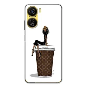 Чехлы Луи Витон для ZTE Nubia Neo 5G (AlphaPrint - LOUIS VUITTON) (кофе LOUIS VUITTON)